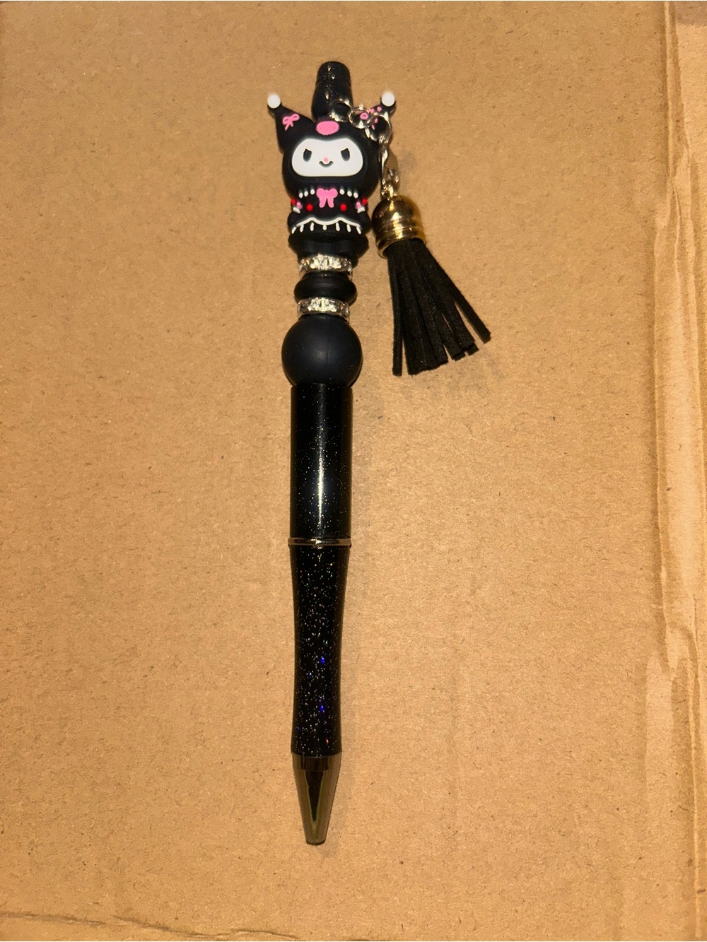Kuromi beaded pen